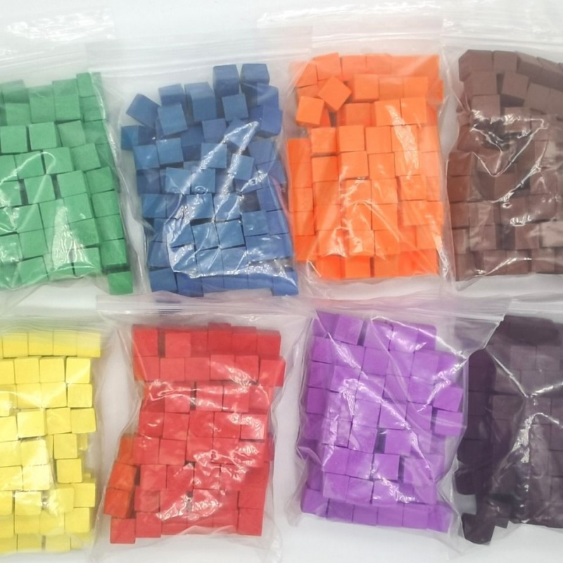 Board Game Catan - 100 Pz/lotto 10mm Cubi di Legno