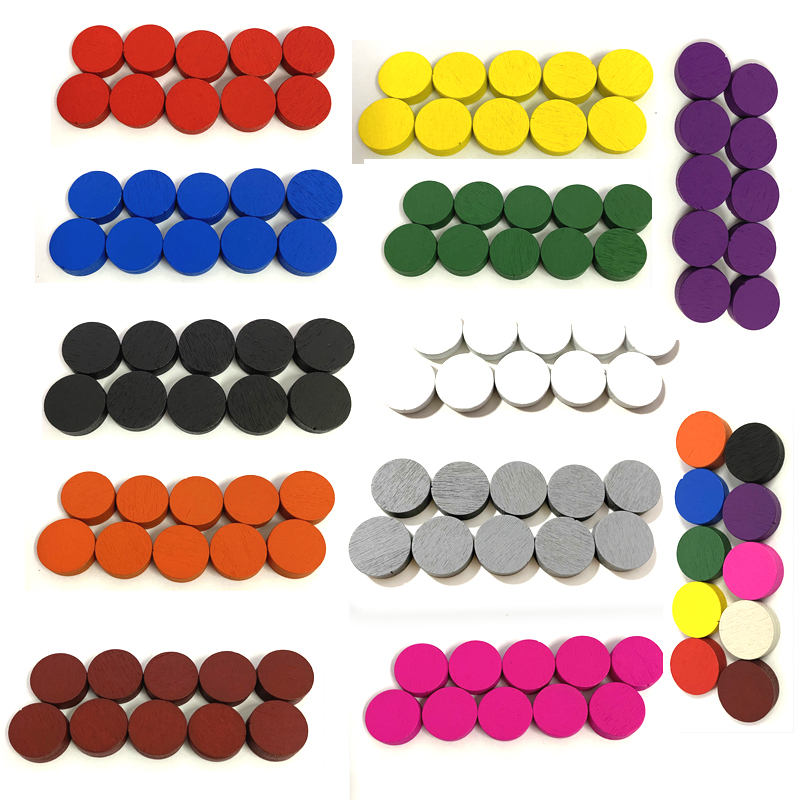 Board Game Catan - 100 Pezzi, Diametro 15*5 MM, Pezzi